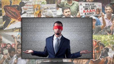 ‘Go Back, Godi media’: CJP protesters at Jantar Mantar had no time for TV media