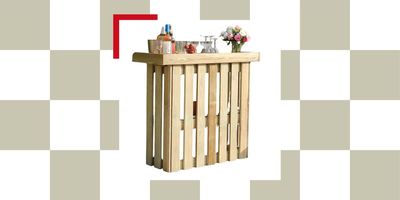 This Garden Bar Majorly Elevates Your Summer Hosting Skills, but Also Folds Down to Basically Flat When You're Not Using It