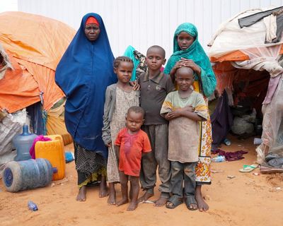 Drought and floods drove them from their homes. But hunger and poverty have followed them to a Mogadishu camp
