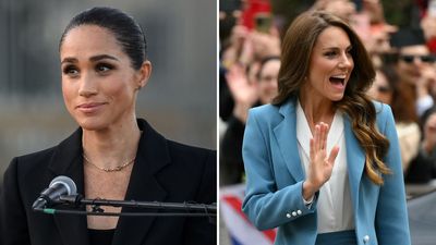 'She can't help herself': Was Meghan's high-profile speech planned to clash with 'rival' Kate's Italy trip?