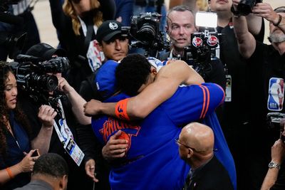 Knicks, up 2-0 in NBA Finals, say the job is far from over. And the Spurs aren't conceding anything