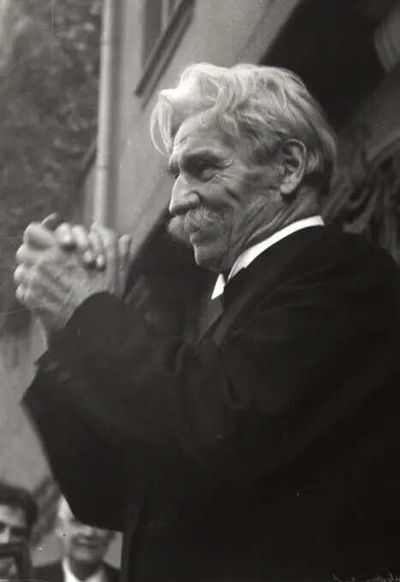 Life advice of the day by Albert Schweitzer: 'Success is not the key to happiness. Happiness is the key to success. If you love what...' - inspiring quote and lessons on purpose-driven living and finding joy in the path of achievement by Nobel Prize-winning philosopher