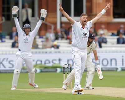 Robinson strikes twice but rain halts England’s charge against New Zealand