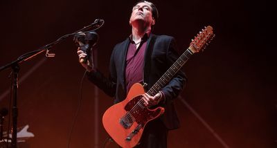 Troy Van Leeuwen debuts stunning Squier 12-string Telecaster while performing live with Michael Stipe on Jimmy Kimmel