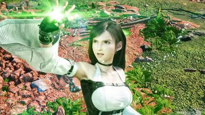 Final Fantasy 7 Revelation director says he won't pump the brakes on mini-games, including the original's Tifa slap fight, "no matter how much feedback we receive"