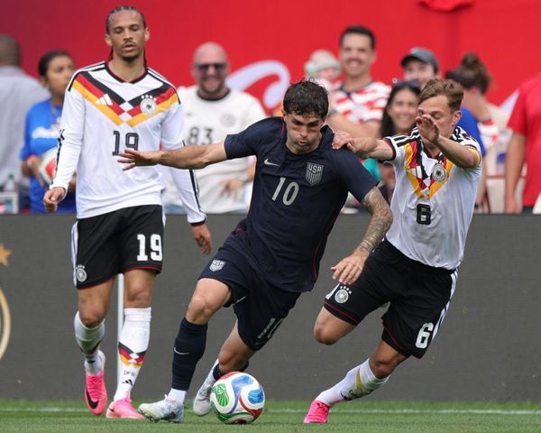 US show fight and hunger, but lose final World Cup prep match 2-1 to Germany
