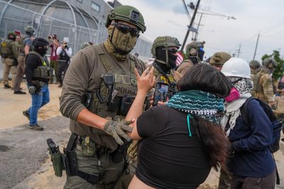 Ongoing protests outside Delaney Hall Detention Center continue as arrests grow