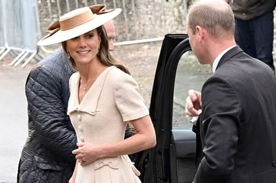 Princess of Wales Breaks Royal Fashion Norms in Roland Mouret Cream Dress at Peter Phillips and Harriet Sperling Wedding