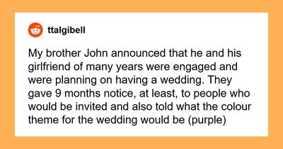 Woman Shows Up To Brother’s Wedding, Wonders Why Everyone Is Ignoring Her