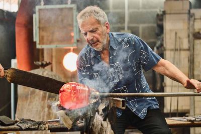 Glass artist Peter Layton says it is ‘a total miracle’ his family escaped the Nazis