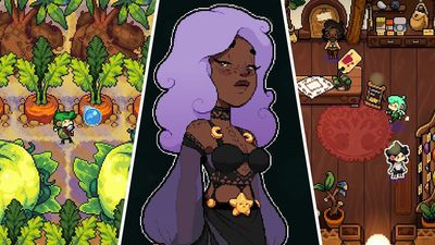 Fourleaf Fields is an adorable little farming sim with a spill-the-tea mechanic