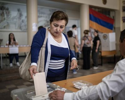 ‘It’s time to move forward’: Armenians vote in election closely watched by Russia and EU