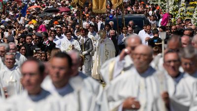More than 1.2 million people attend Pope Leo's mass in Madrid