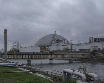 Russian drone hits building storing spent nuclear fuel near Chornobyl