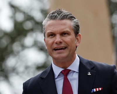 Pete Hegseth’s D-day speech on immigration condemned as ‘grotesque stupidity’