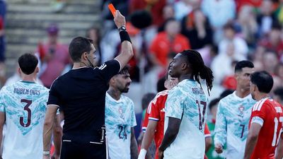 Man Utd Target Sweating Over World Cup Hopes After Red Card for Ugly Fight