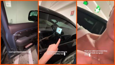 NYC woman parked next to a Tesla and opened her door. Then she says the car was recording her: ‘Look out guys’