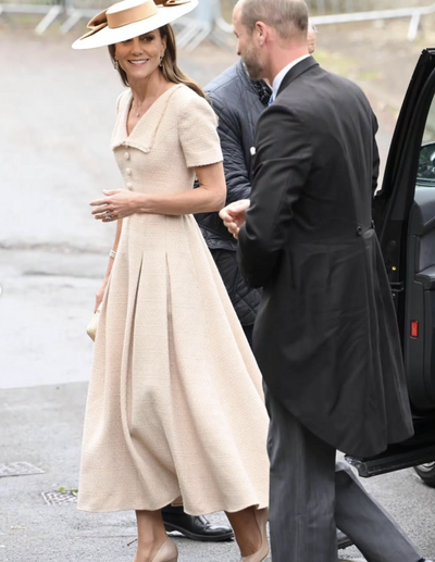 The Blush Pink Dress That Made Kate Middleton the Queen of Royal Wedding Celebrity Style