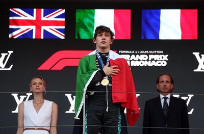 Kimi Antonelli holds nerve to win chaotic F1 Monaco GP after late red flag