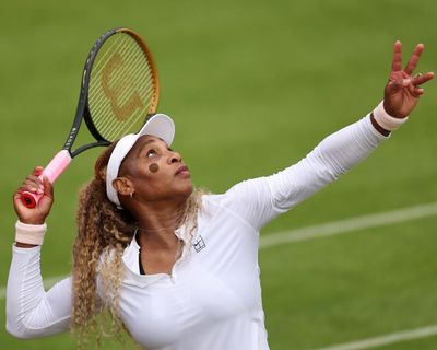 Serena Williams plays down potential singles return before doubles at Queen’s