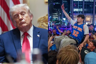 NBA fans beg Trump to stay away from Knicks-Spurs Game 3 as ‘TSA-style’ security introduced: ‘We will lose if he comes’