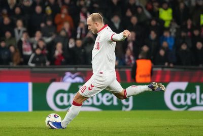 Denmark issues Christian Eriksen update after star collapses on pitch again