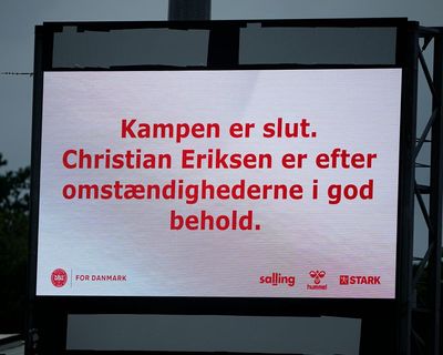 Denmark midfielder Christian Eriksen collapses on pitch during international friendly