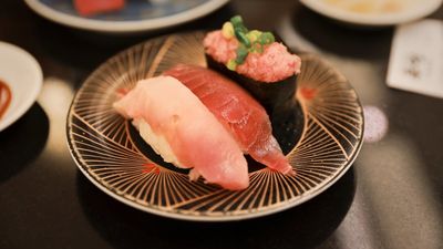 Japanese man gets arrested after filming himself squirting liquid on conveyor belt sushi