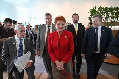 Andrew Hastie accuses Pauline Hanson of being ‘Maga first’ – as it happened