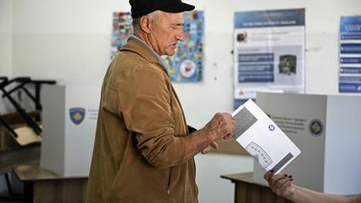 Prime Minister Albin Kurti's party wins Kosovo vote but falls short of majority