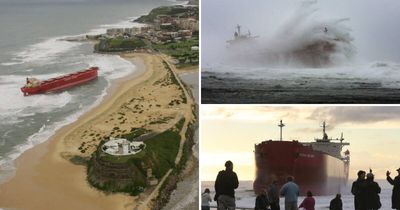 19 years to the day the Pasha Bulker ran aground at Nobbys