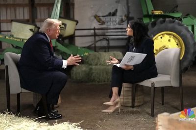 Trump storms out of NBC interview after repeating election claims