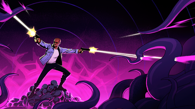 A shooter we called 'one of the boldest, freshest games' of 2023 is getting a sequel: El Paso, Elsewhere 2 sends a slo-mo vampire into the void