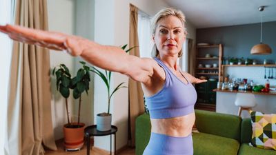 No burpees, sit-ups, or planks! This 20-minute standing Pilates workout builds full-body strength