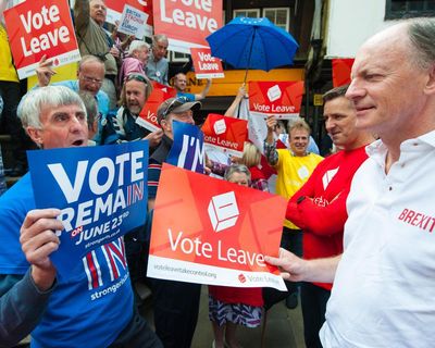 TV tonight: revisiting the febrile frenzy of the Brexit vote, a decade on