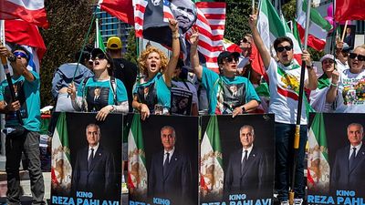 Iranians protest outside World Cup stadium ahead of Iran match