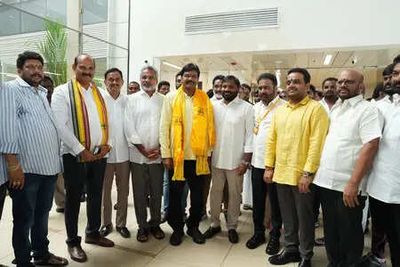 TDP's Babu, Ramakrishna, Vijay file nominations for Rajya Sabha polls