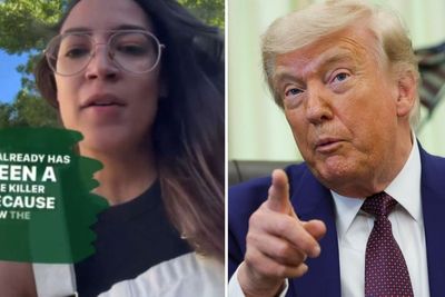 AOC slams ‘vibe killer’ Trump for attending Knicks game, forcing watch party cancellations
