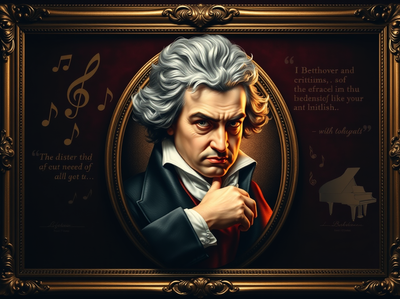 Quote of the day by Beethoven: 'A true artist is expected to be all that is noble-minded, and this is not...' - Für Elise and Symphony No. 5 composer reveals harsh reality artists' life, creativity, fame and why creators face so much scrutiny and criticism
