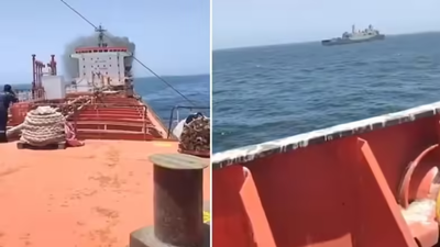 US warplane strikes, disables oil tanker near Oman; crew of 24 Indians evacuated