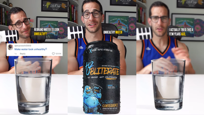 Food Rebrand Guy ‘Rebrands’ Water to Look Unhealthy: ‘Side Effects Include Urination.’