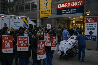New York City's Nurses Just Finished the Longest Strike in City History — Now the World Cup Adds a Disease Surge to the Hospital System That's Still Recovering