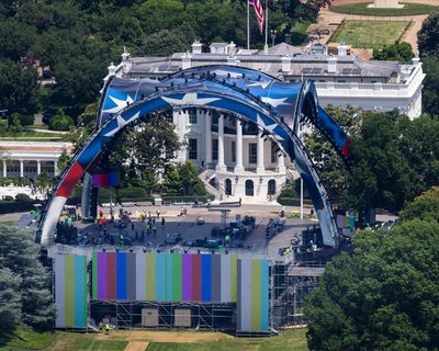 Trump news at a glance: watchdog group sues to block president’s ‘deeply corrupt’ birthday party