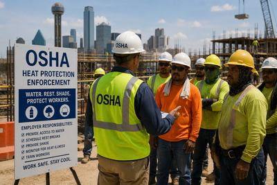 OSHA Just Launched the Strongest Worker Heat Protection Enforcement Program in U.S. History — And It Covers Dallas's Most Heat-Exposed Industries During World Cup Season