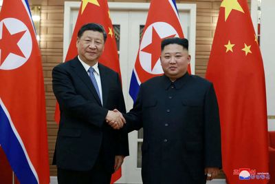 China's Xi vows unwavering support for North Korea's Kim in rare Pyongyang visit