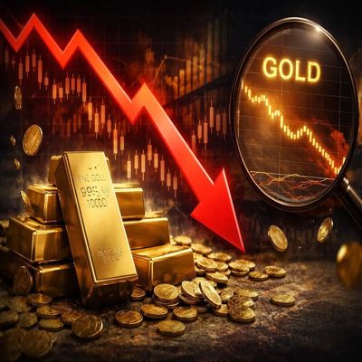 Gold extends falls on rising Treasury yields