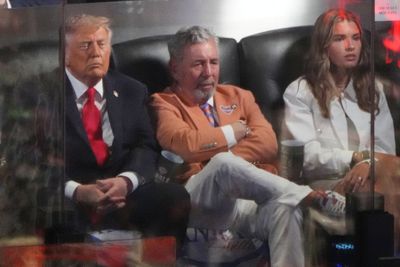 Trump appears to doze off during controversial NBA Finals appearance in New York