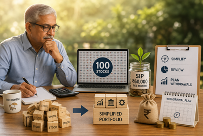 Retired with 100 stocks and Rs 60,000 SIPs? Expert explains how to simplify your portfolio and plan withdrawals