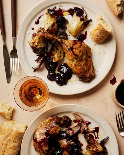 José Pizarro’s recipe for duck legs with cherries and amontillado