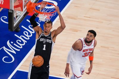 Victor Wembanyama comes good in NBA Finals as New York Knicks pegged back in front of Trump